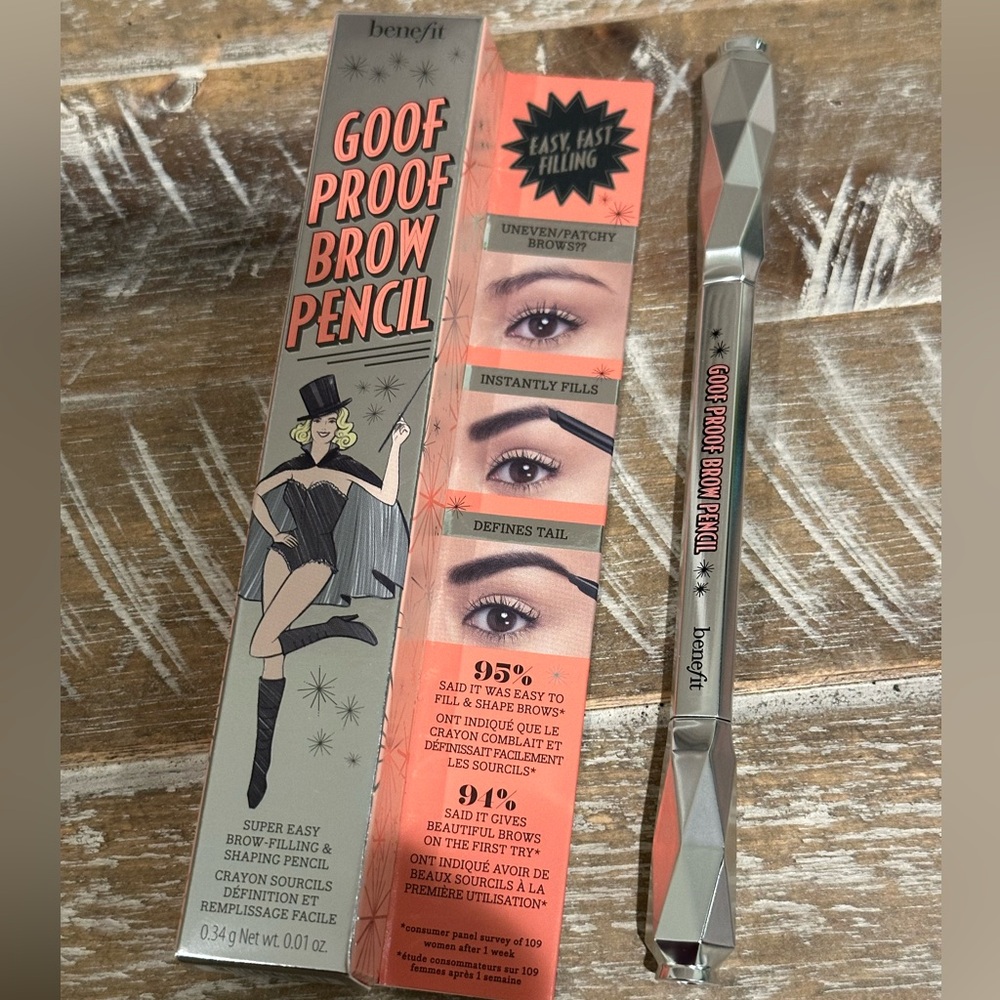 Benefit Goof Proof Waterproof Easy Shape & Fill Eyebrow Pencil | Shade 6
